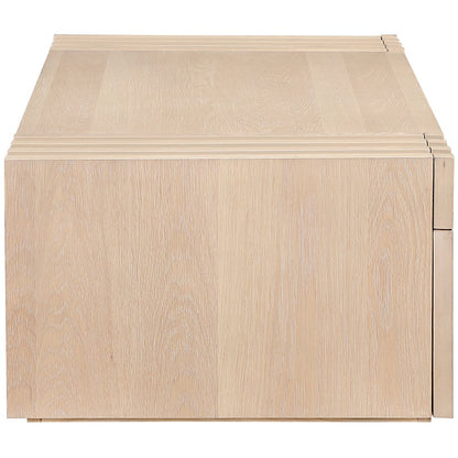 Stanton Natural Oak Veneer And Solid Wood Coffee Table