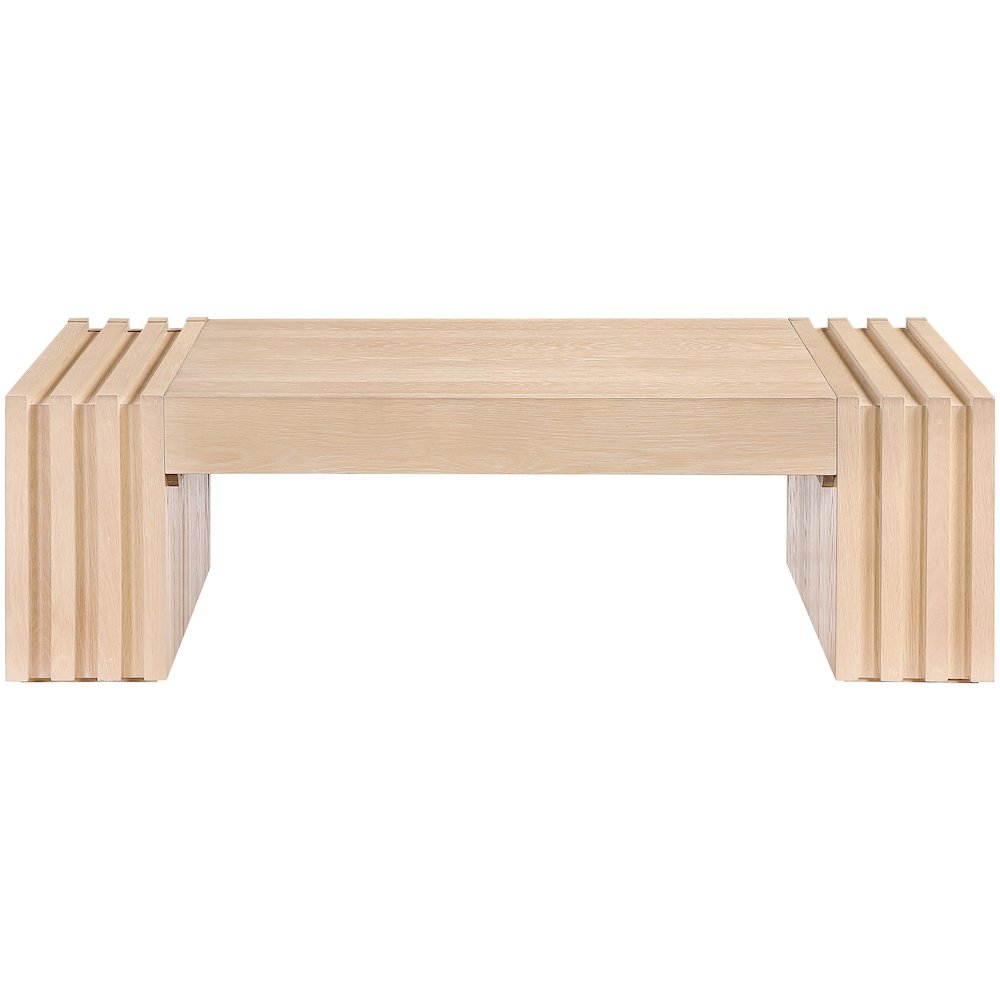 Stanton Natural Oak Veneer And Solid Wood Coffee Table