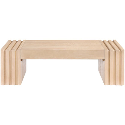 Stanton Natural Oak Veneer And Solid Wood Coffee Table