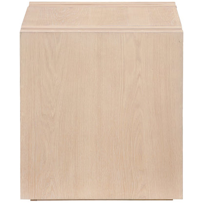 Stanton Natural Oak Veneer And Solid Wood End Table