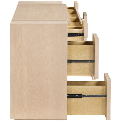 Stanton Natural Oak Veneer And Solid Wood Console Table