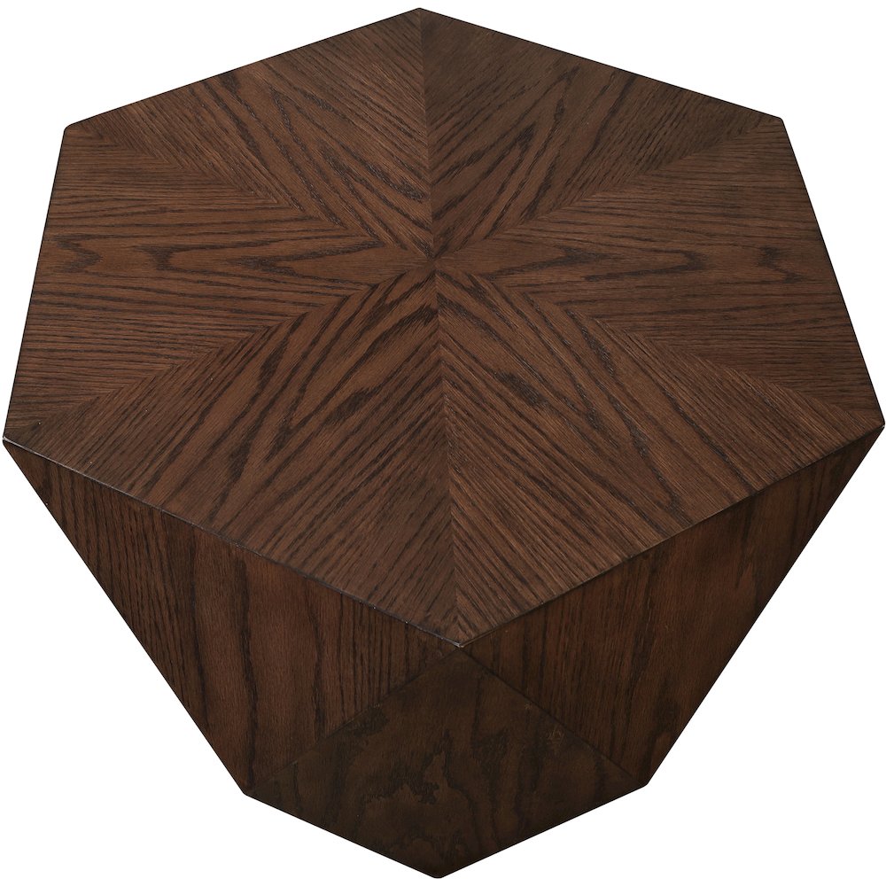 Diamante Brown End Table