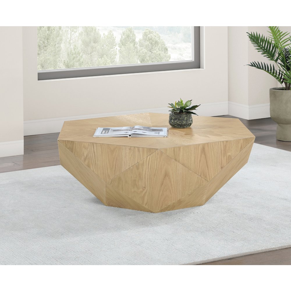 Diamante Oak Coffee Table