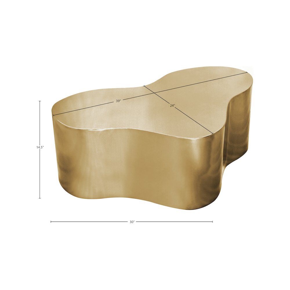 Iron and MDF Modern Rectangle Cocktail Table for Living Room