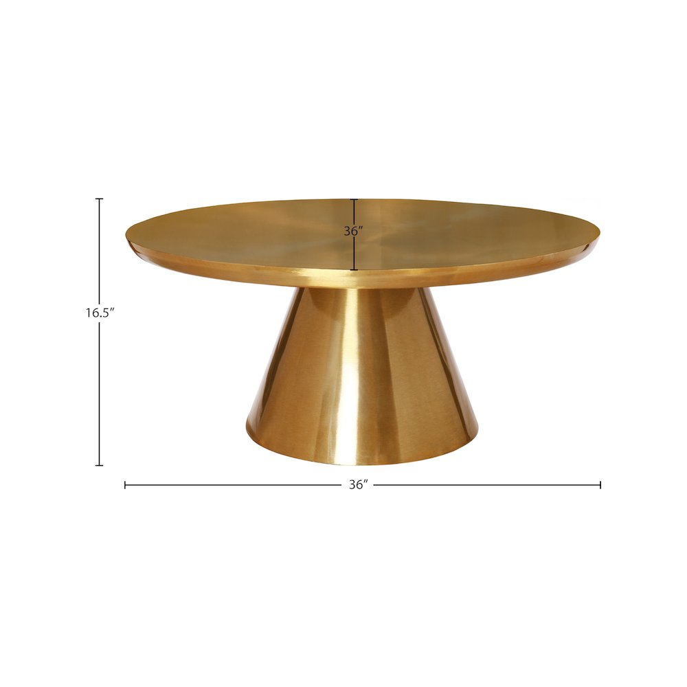 Martini Gold Iron Coffee Table