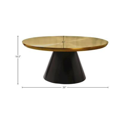 Martini Gold Iron Coffee Table
