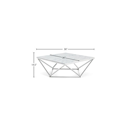 Skyler Chrome Coffee Table