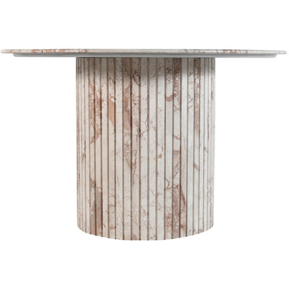 Genoa 48" Cream Marble Dining Table