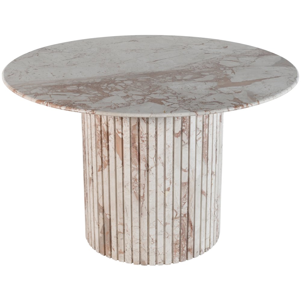 Genoa 48" Cream Marble Dining Table
