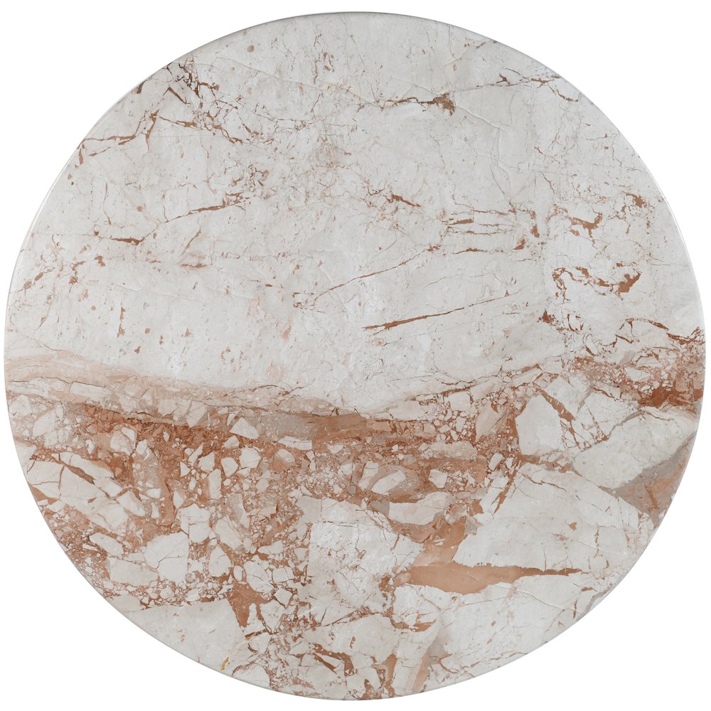 Genoa 48" Cream Marble Dining Table