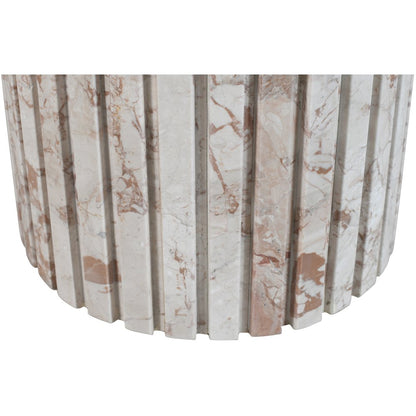 Genoa Cream Marble End Table