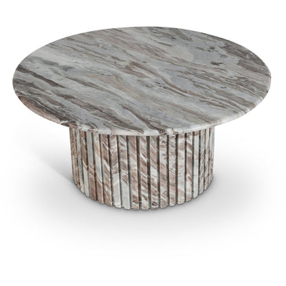 Genoa Brown Marble Coffee Table