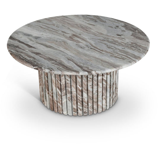 Genoa Brown Marble Coffee Table