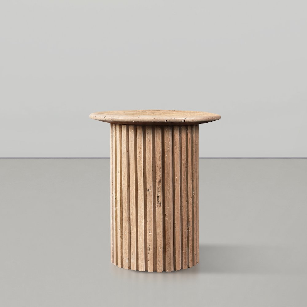 Genoa Beige End Table
