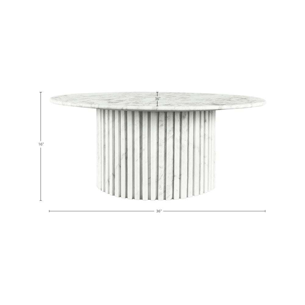 Genoa White Coffee Table