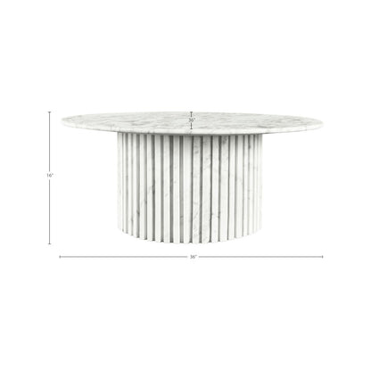Genoa White Coffee Table