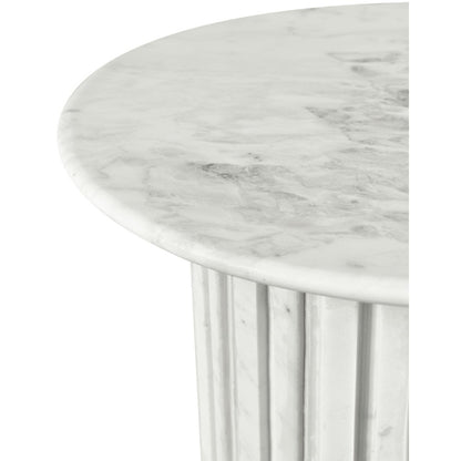 Genoa White End Table