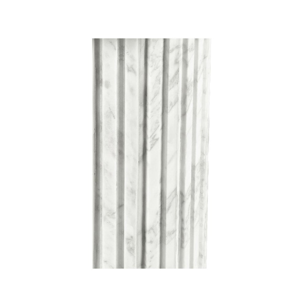 Genoa White End Table