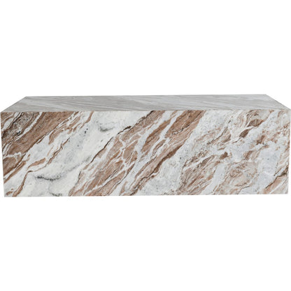 Bolzano Brown Marble Coffee Table