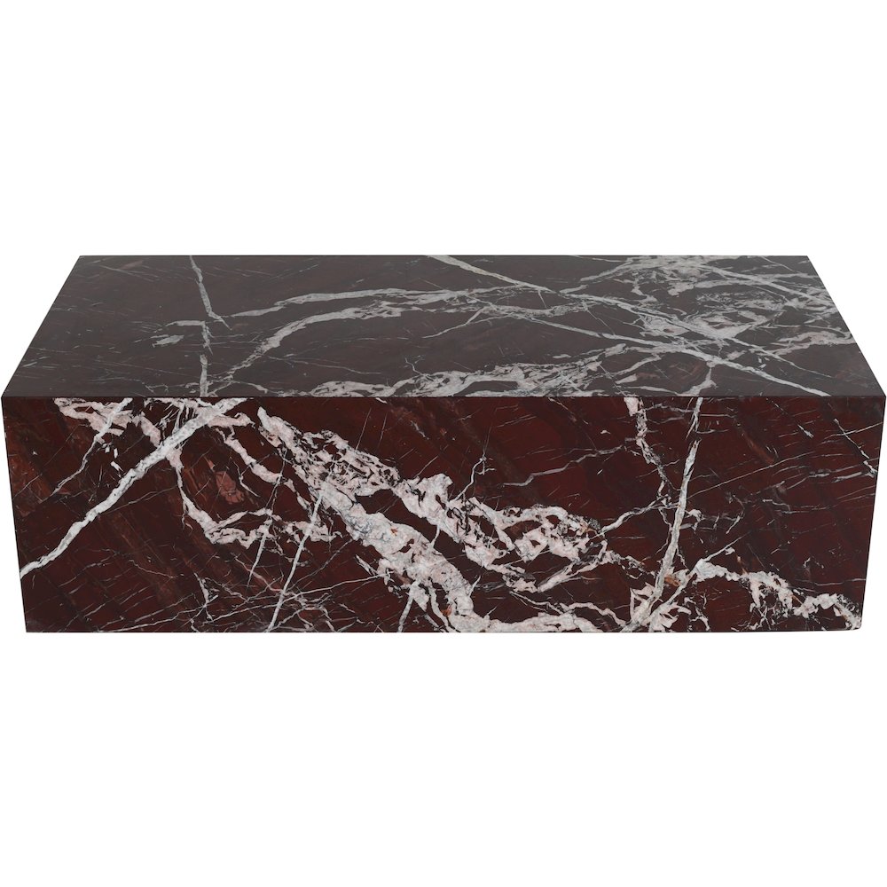 Bolzano Red Marble Coffee Table