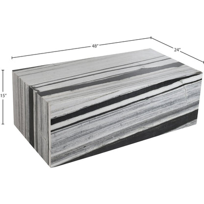 Bolzano Black Marble Coffee Table