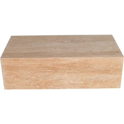 Bolzano Beige Travertine Coffee Table