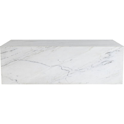 Bolzano White Marble Coffee Table