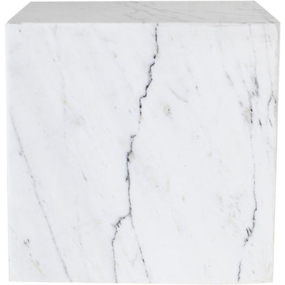 Bolzano White End Table