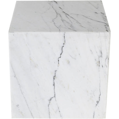 Bolzano White End Table