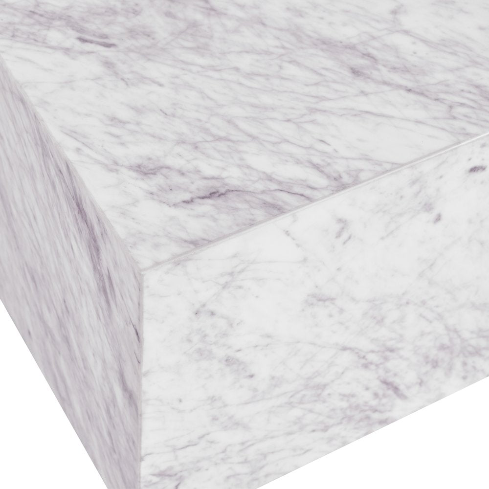 Bolzano White End Table