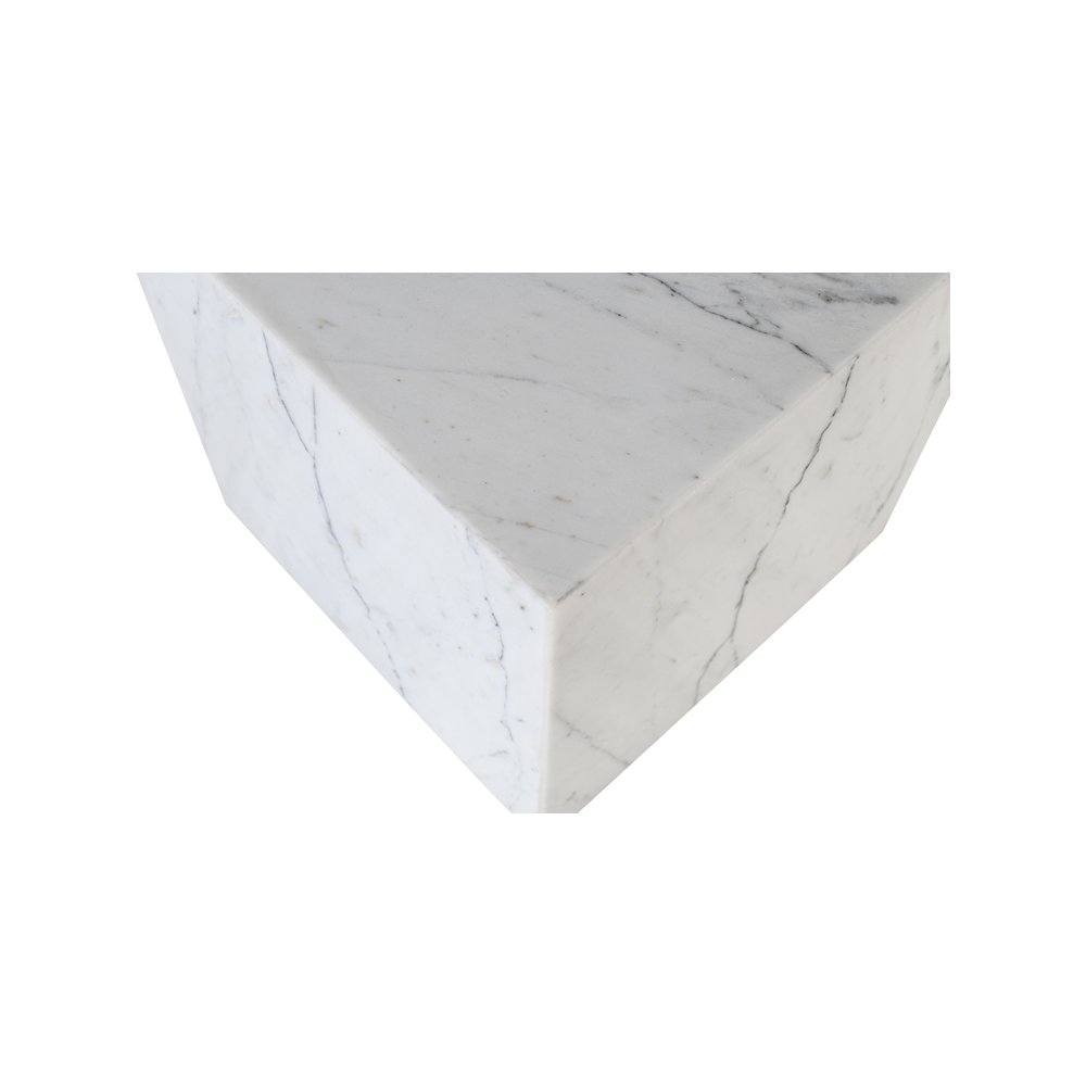 Bolzano White End Table