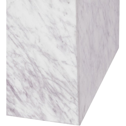 Bolzano White End Table