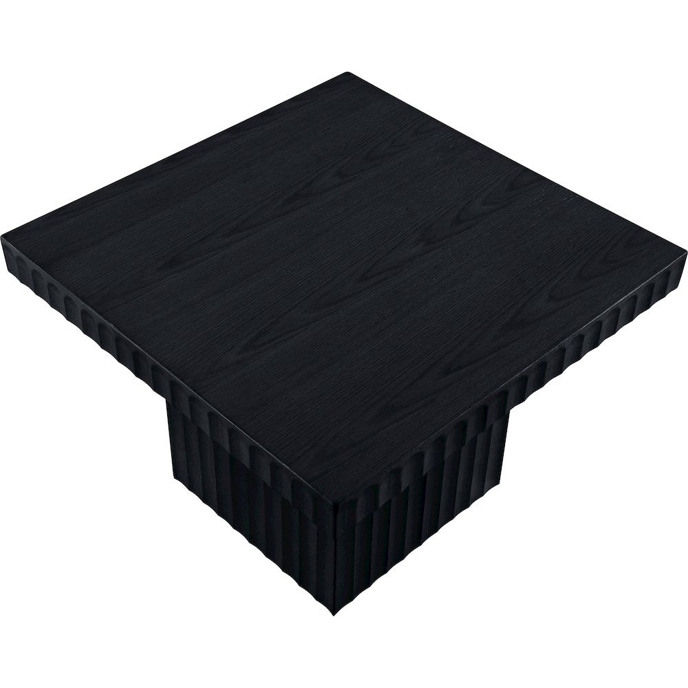 Spencer Black Oak Veneer Coffee Table