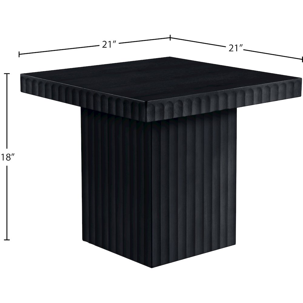 Spencer Black Oak Veneer Coffee Table