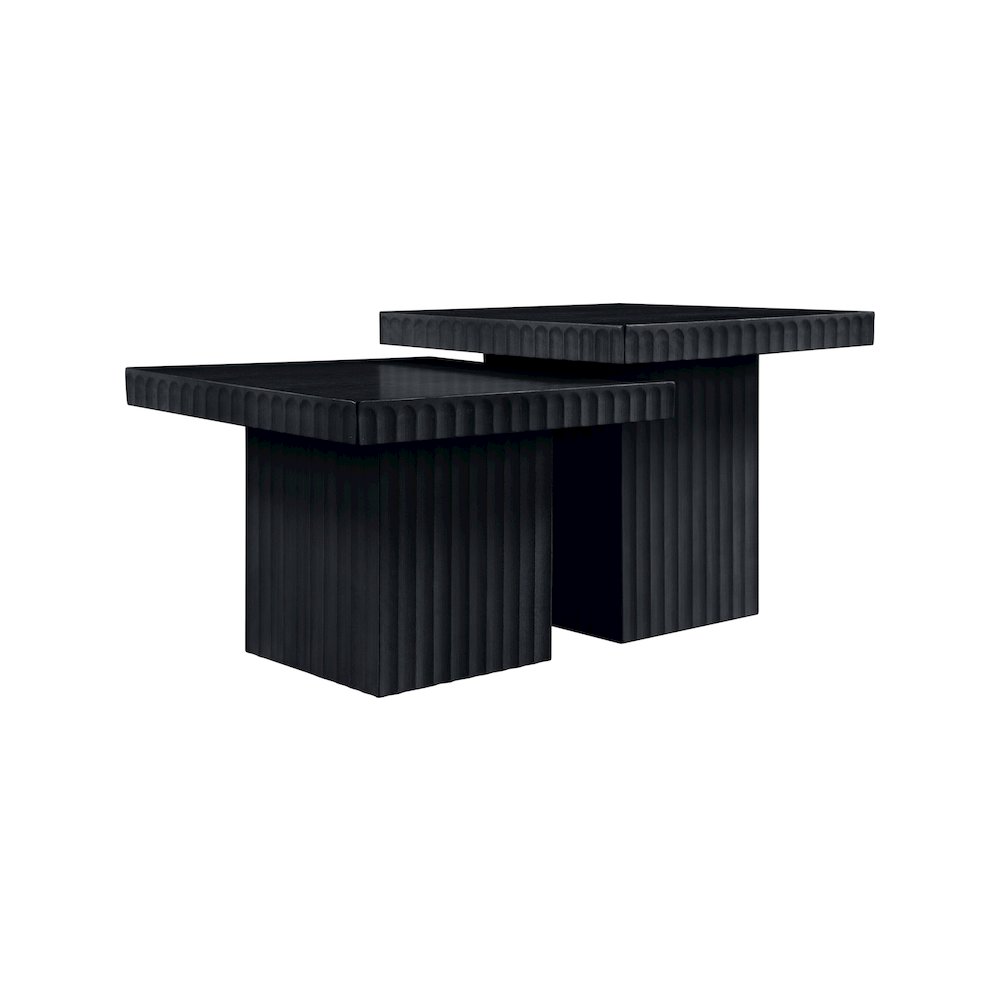 Spencer Black Oak Veneer Coffee Table
