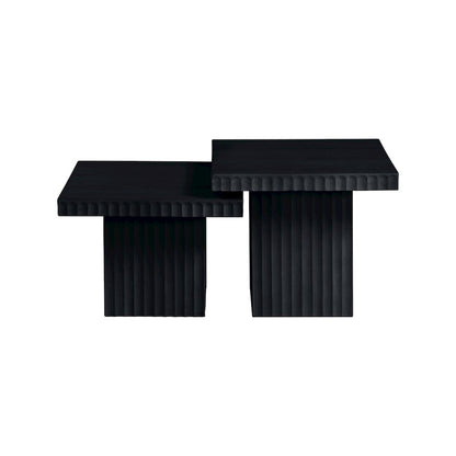Spencer Black Oak Veneer Coffee Table