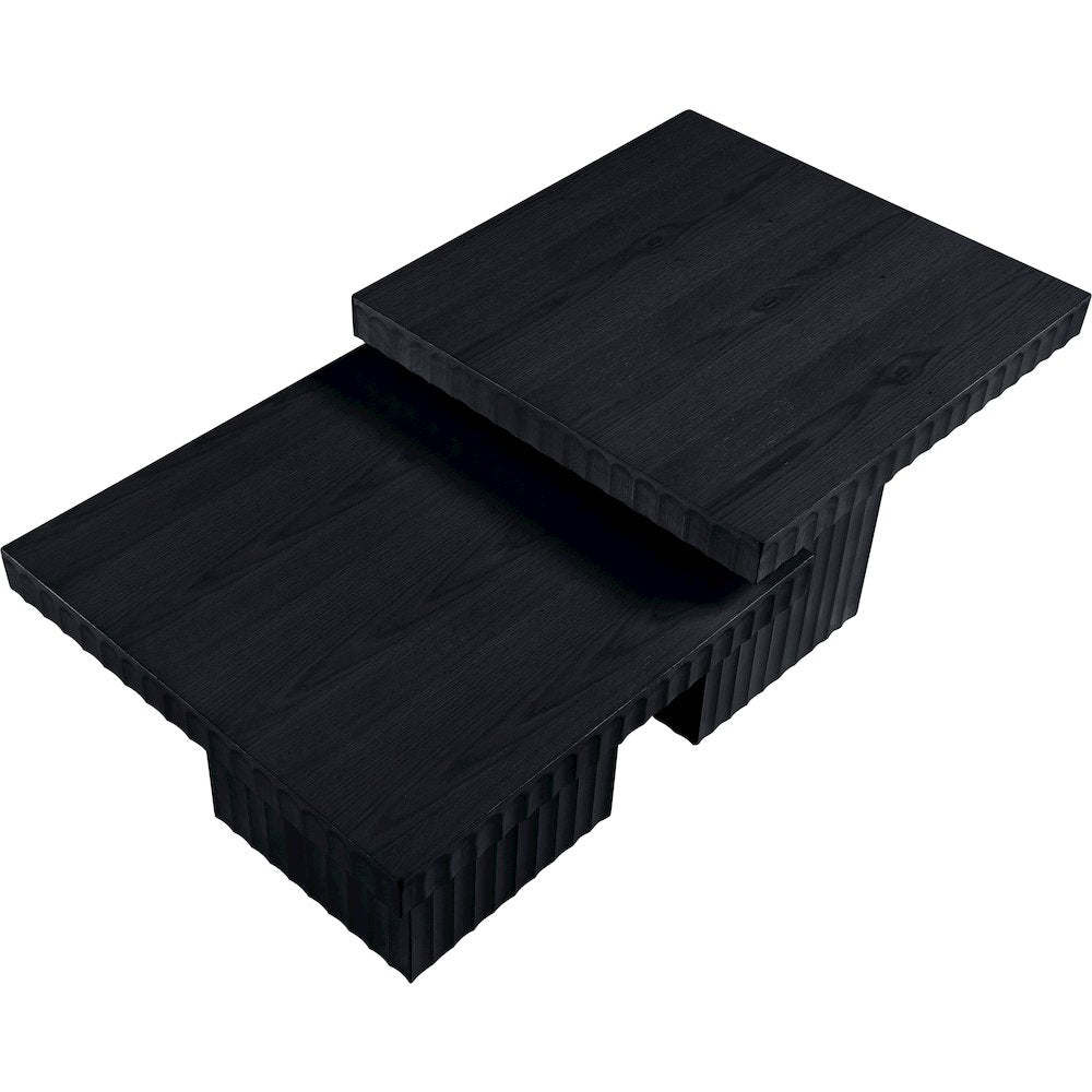 Spencer Black Oak Veneer Coffee Table