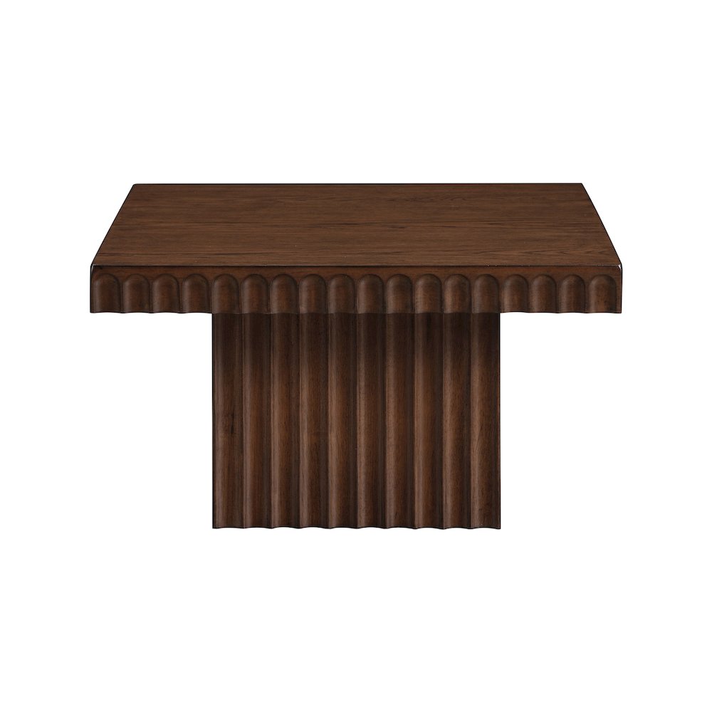 Spencer Brown Oak Veneer Coffee Table