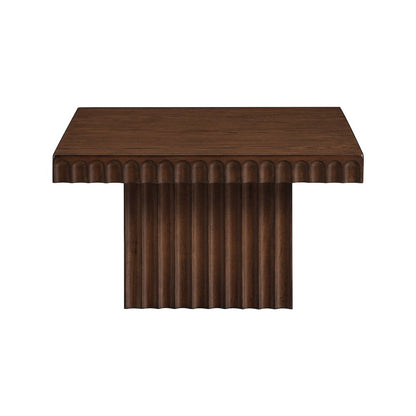 Spencer Brown Oak Veneer Coffee Table