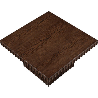 Spencer Brown Oak Veneer Coffee Table