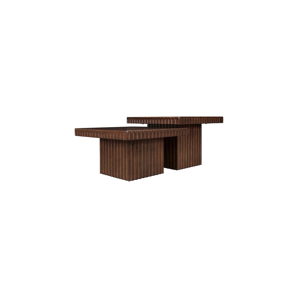 Spencer Brown Oak Veneer Coffee Table