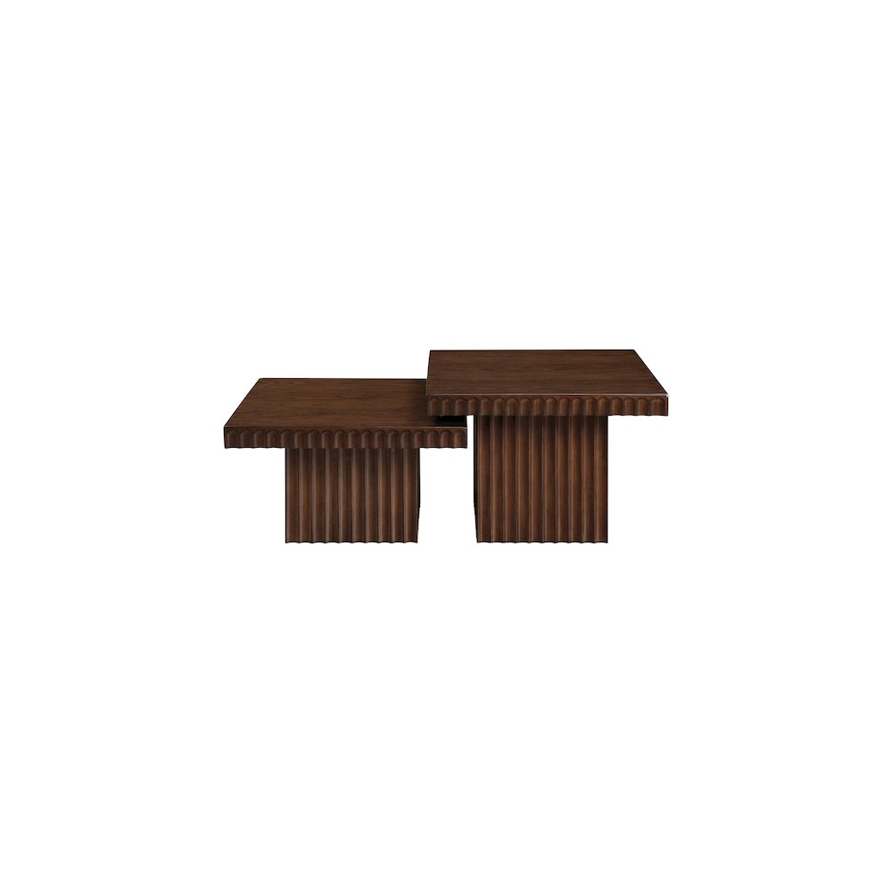 Spencer Brown Oak Veneer Coffee Table