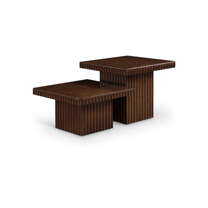 Spencer Brown Oak Veneer Coffee Table