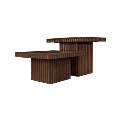 Spencer Brown Oak Veneer Coffee Table