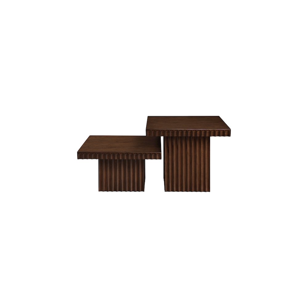 Spencer Brown Oak Veneer Coffee Table