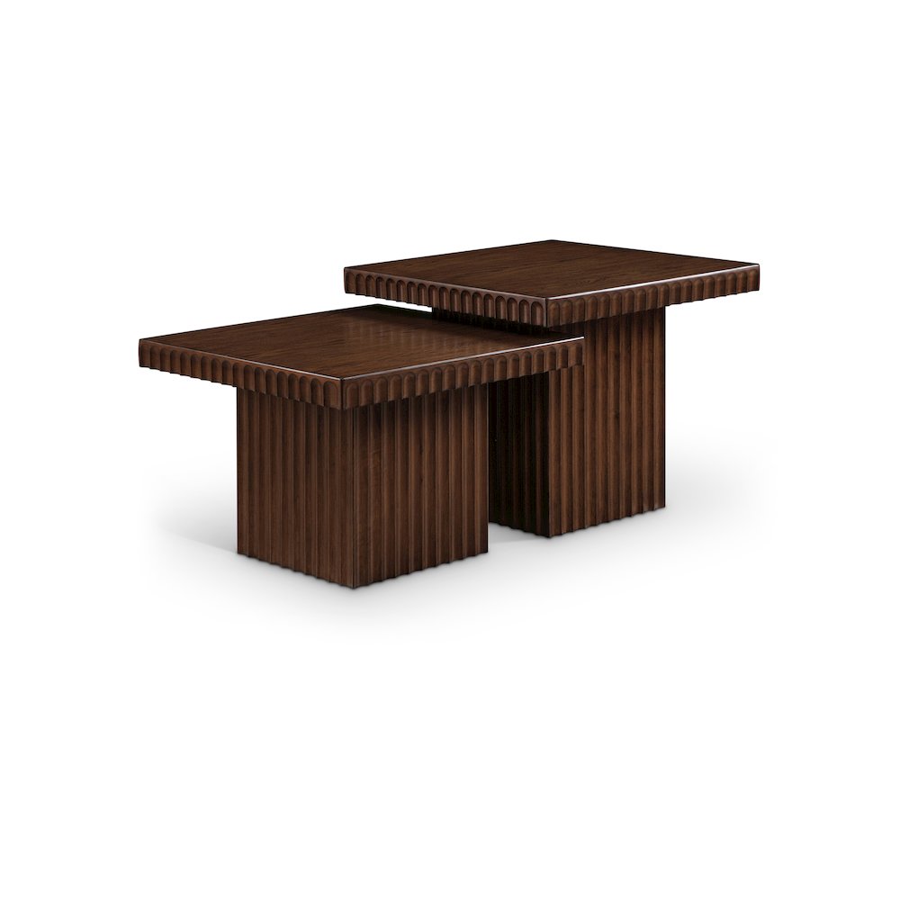 Spencer Brown Oak Veneer Coffee Table