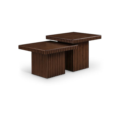 Spencer Brown Oak Veneer Coffee Table