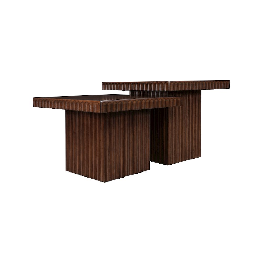 Spencer Brown Oak Veneer Coffee Table