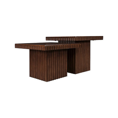 Spencer Brown Oak Veneer Coffee Table