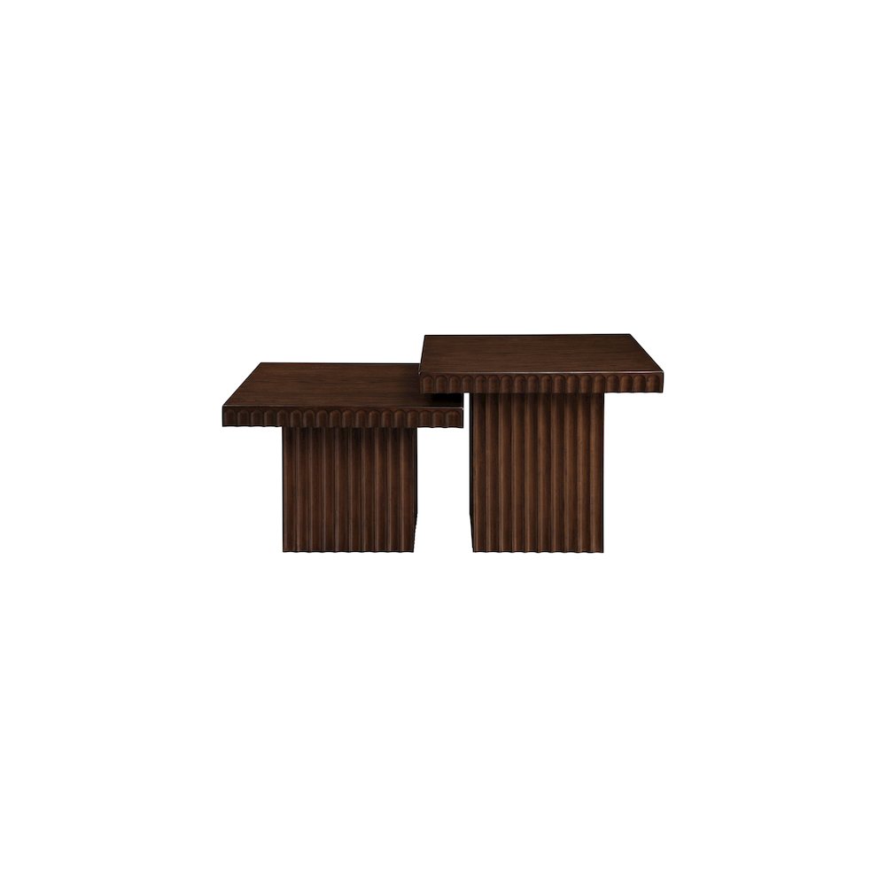 Spencer Brown Oak Veneer Coffee Table
